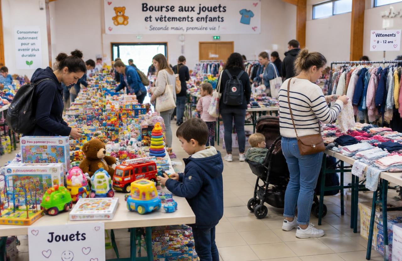 Photo : Bourse aux jouets et vêtements enfants